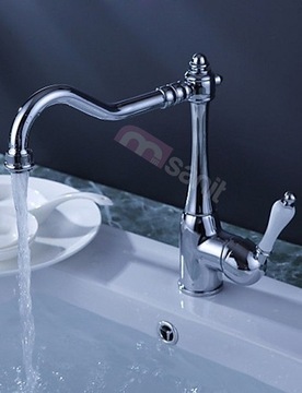 КУХНЯ Смеситель для раковины, СТИЛЬ РЕТРО ХРОМ