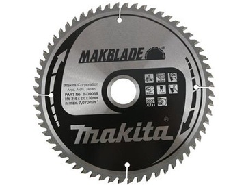 Tarcza piła widiowa do drewna MAKITA 216x30 48z