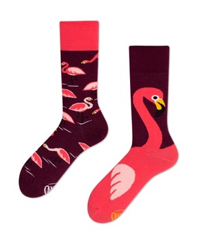 Skarpety MANY MORNINGS Pink Flamingo 35-38