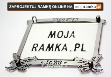 Рамка номерного знака мотоцикла для Chopper Inox! Харлей Дэвидсон Индиан