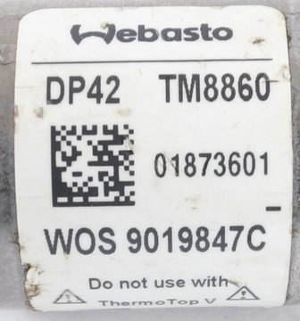 Топливный насос Webasto AUDI SKODA VW WOS9019847C