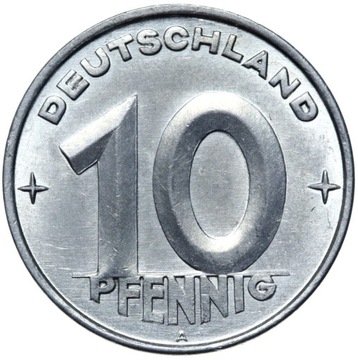 Niemcy DDR - moneta - 10 Pfennig 1952 A - BERLIN