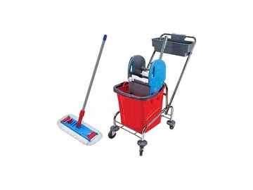 ZESTAW INTEGRAL wózek do sprzątania 25l + mop 40CM