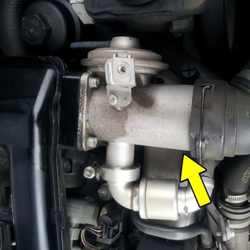 F83 ЗАМЕНА ЗАГЛУШКИ EGR ФЛАНЕЦ BMW комплект 7792077