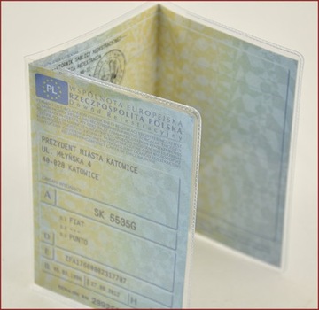 OKŁADKA - ETUI - NA DOWÓD REJESTRACYJNY - 50 szt.