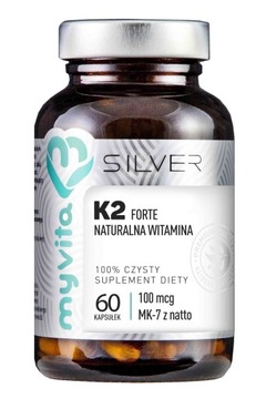 WITAMINA K2 MK7 100% 100MCG 60 KAPS Myvita