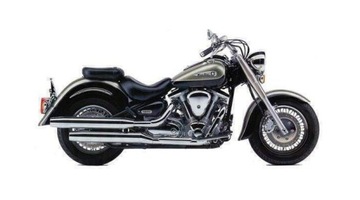 Пороги+ходунки YAMAHA ROAD STAR 1700 BLACK MATT