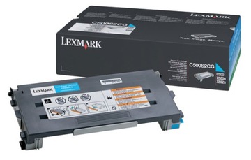 Toner cyan do Lexmark C500 X500 X502 C500S2CG 1,5k