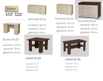 KOMODA MARINO M-22 DĄB SONOMA 160 CM PROMOCJA !