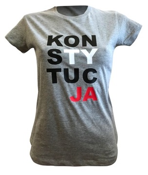 KONSTYTUCJA koszulka t-shirt rozmiar M druk FLEX
