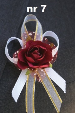 Булавки-котильоны для гостей с цветком на свадьбу, 10шт, 11 цветов