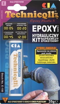 KLEJ KIT EPOKSYDOWY HYDRAULICZNY NA WYCIEKI