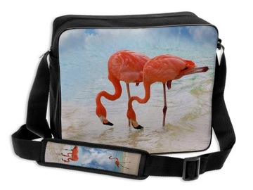 TORBA DUŻA A4 FLAMINGI 4 UCZELNIA SPACER MODNA HOT
