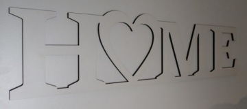 HOME INscription 12 ЛЕЖАЩИХ 66 СМ ДЕРЕВЯННЫХ 3D УКРАШЕНИЙ ДОМА