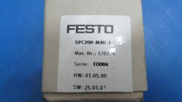 КОНТРОЛЛЕР ПАНЕЛИ FESTO SPC200-MMI-1 НОВЫЙ