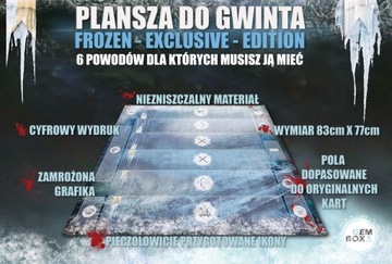 Plansza do gry Karcianej GWINT- FROZEN EXCLUSIVE