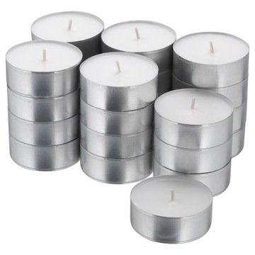 IKEA GLIMMA ŚWIECZKI ŚWIECE PODGRZEWACZE 24 SZT 9h
