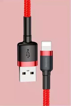 КАБЕЛЬ BASEUS ДЛЯ IPHONE USB TYP A ДЛЯ БЫСТРОЙ ЗАРЯДКИ LIGHTNING 1,5 А, 2 М