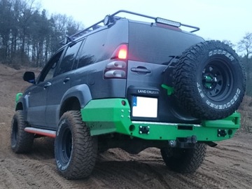 ЗАДНИЙ БАМПЕР TOYOTA LAND CRUISER 120 СТАЛЬ