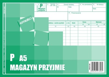 DRUK P MAGAZYN PRZYJMIE A5 80K EMEKO