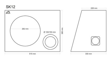 Корпус сабвуфера SK12 30см 12 дюймов 40л