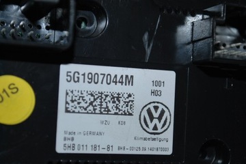 Панель кондиционера VW Golf VII 5G1907044M