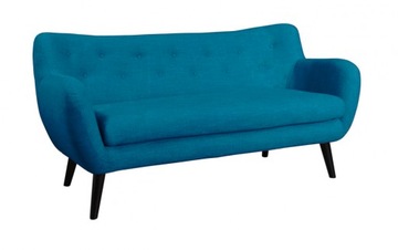 SOFA 3 GEORGE BYDGOSKIE MEBLE TKANINA TURKUSOWY