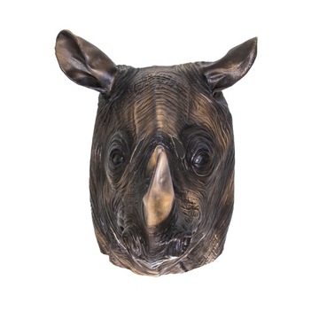 Profesia. latexová maska NOSOROŽEC hlava nosorožca