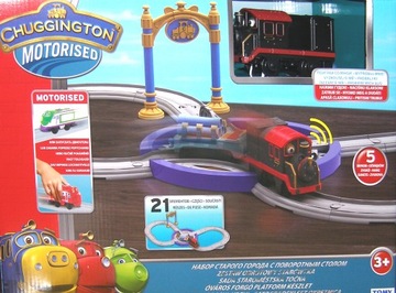 ZESTAW STARY PIT LOKOMOTYWA NA BATERIE CHUGGINGTON