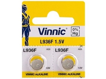 2x AG9 BATERIA VINNIC L 936 F G9 SR936 SR45 394