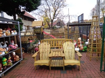 Деревянное кресло-лежак