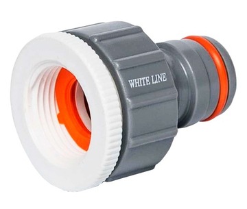 Przyłącze kranu na kran 1 x 3/4 biała WL-2199