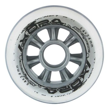 НАБОР НАБОР 4x резиновых колеса для роликовых коньков 80 мм NILS EXTREME SOLID
