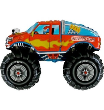 Duży balon foliowy Monster truck 75x65 cm