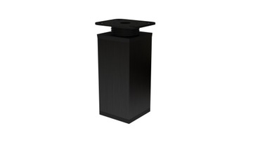 NÓŻKA STOPKA MEBLOWA REGULOWANA H - 150 MM CZARNA
