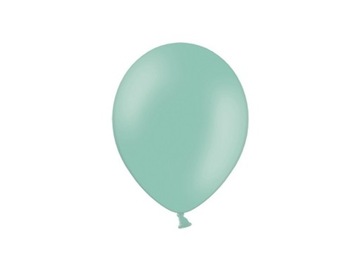 Balony miętowe 23 cm,10 szt. urodziny, ślub
