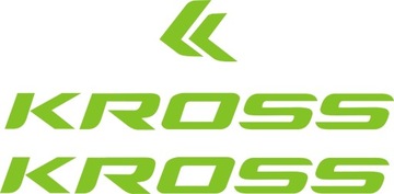 KROSS seledynowe naklejki rower 5-A1 RÓŻNE KOLORY