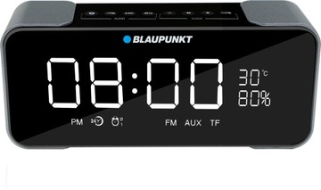 Głośnik Przenośny Blaupunkt BT16CLOCK 2x5W SD/AUX