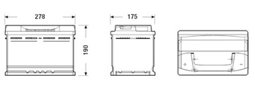 АККУМУЛЯТОР CENTRA PLUS 74AH 680A CB741