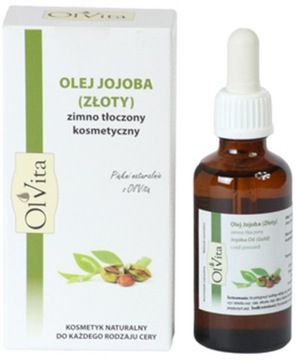 OLEJ JOJOBA KOSMETYCZNY 50ml ZIMNOTŁOCZONY ZŁOTY U