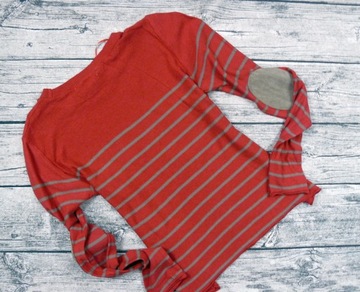 СВИТЕР BERSHKA NEW, ДЖЕМПЕР С ПЕРЕКРЕСТКОМ, ПОЛОСКИ M