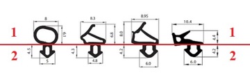 Уплотнитель оконный с-1127 VEKA WEKA