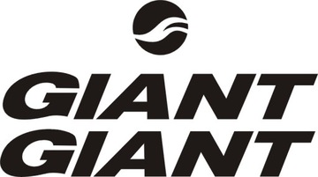 GIANT czarne naklejki rower 4A RÓŻNE KOLORY