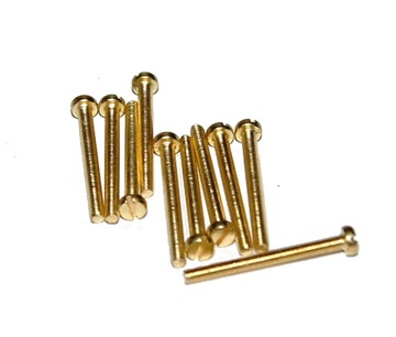 Wkręt mosiężny M3x30 DIN-84 (215) MS BRASS 10szt