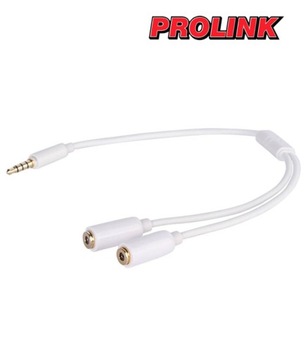 PRZEJŚCIE MINI JACK- 2x GNIAZDO JACK 3.5mm PROLINK