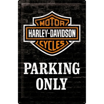 Tablica szyld HARLEY-DAVIDSON PARKING ONLY 40x60