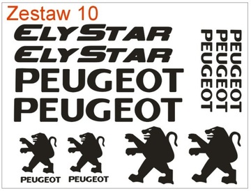 Наклейки Peugeot Squab V Clic Hercules Elystar 206