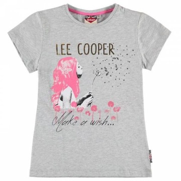 LEE COOPER T-SHIRT KOSZULKA DZIEWCZĘCA - 128