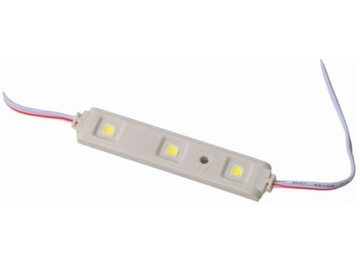 MODUŁ 3 dioda LED 5050 12V CZERWONA 0,72W fv(1282