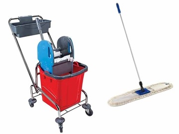 ZESTAW INTEGRAL wózek do sprzątania 25l + mop 60CM